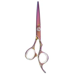 Sibel Ciseaux De Coupe 5.5" Offset Pink Sparkle Cisoria