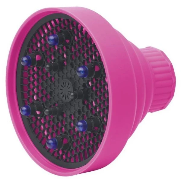 Diffuseur Sèche-cheveux Rétractable Universel Rose Sibel 1 Diffuseur Sèche-cheveux Rétractable Universel Rose Sibel