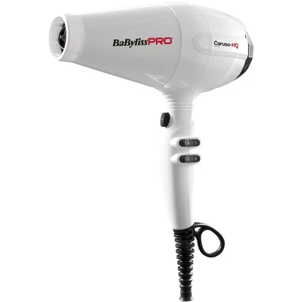 Sèche-cheveux BaByliss Pro Ionic Caruso HQ Blanc 2400W 3 Sèche-cheveux BaByliss Pro Ionic Caruso HQ Blanc 2400W – Image 3