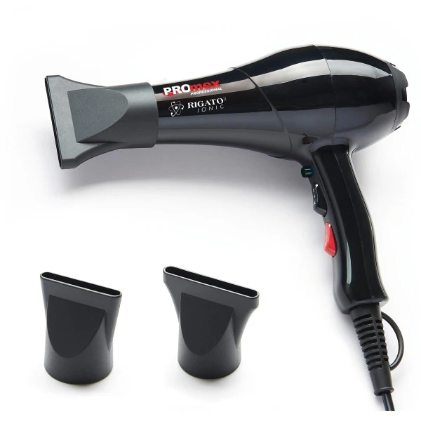 Sèche-cheveux Rigato 2 Ionic Noir Promex 2000W 2 Sèche-cheveux Rigato 2 Ionic Noir Promex 2000W – Image 2