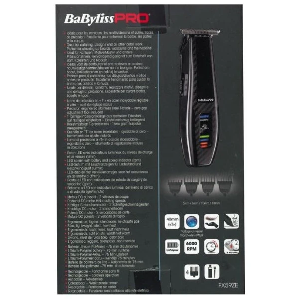 Tondeuse De Finition Sans Fil FlashFx Babyliss Pro 5 Tondeuse De Finition Sans Fil FlashFx Babyliss Pro – Image 5