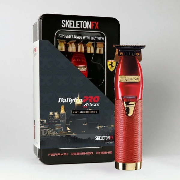 Tondeuse De Précision SkeletonFx Rouge 4artists BaByliss Pro 4 Tondeuse De Précision SkeletonFx Rouge 4artists BaByliss Pro – Image 4